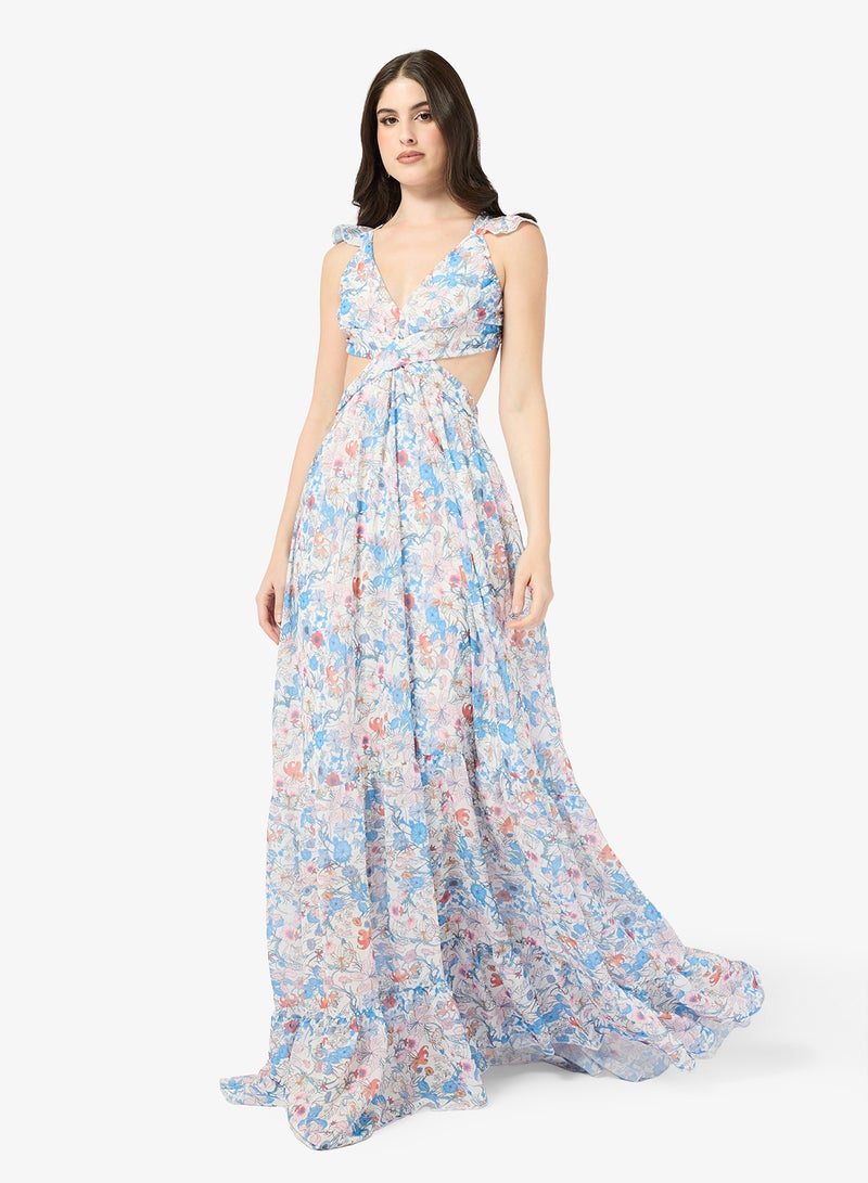 ELLA Floral Print Dess - Image 4